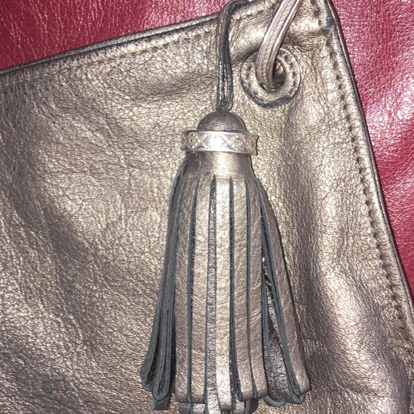 Brighton Handbags - Brighton brand metallic leather handbag